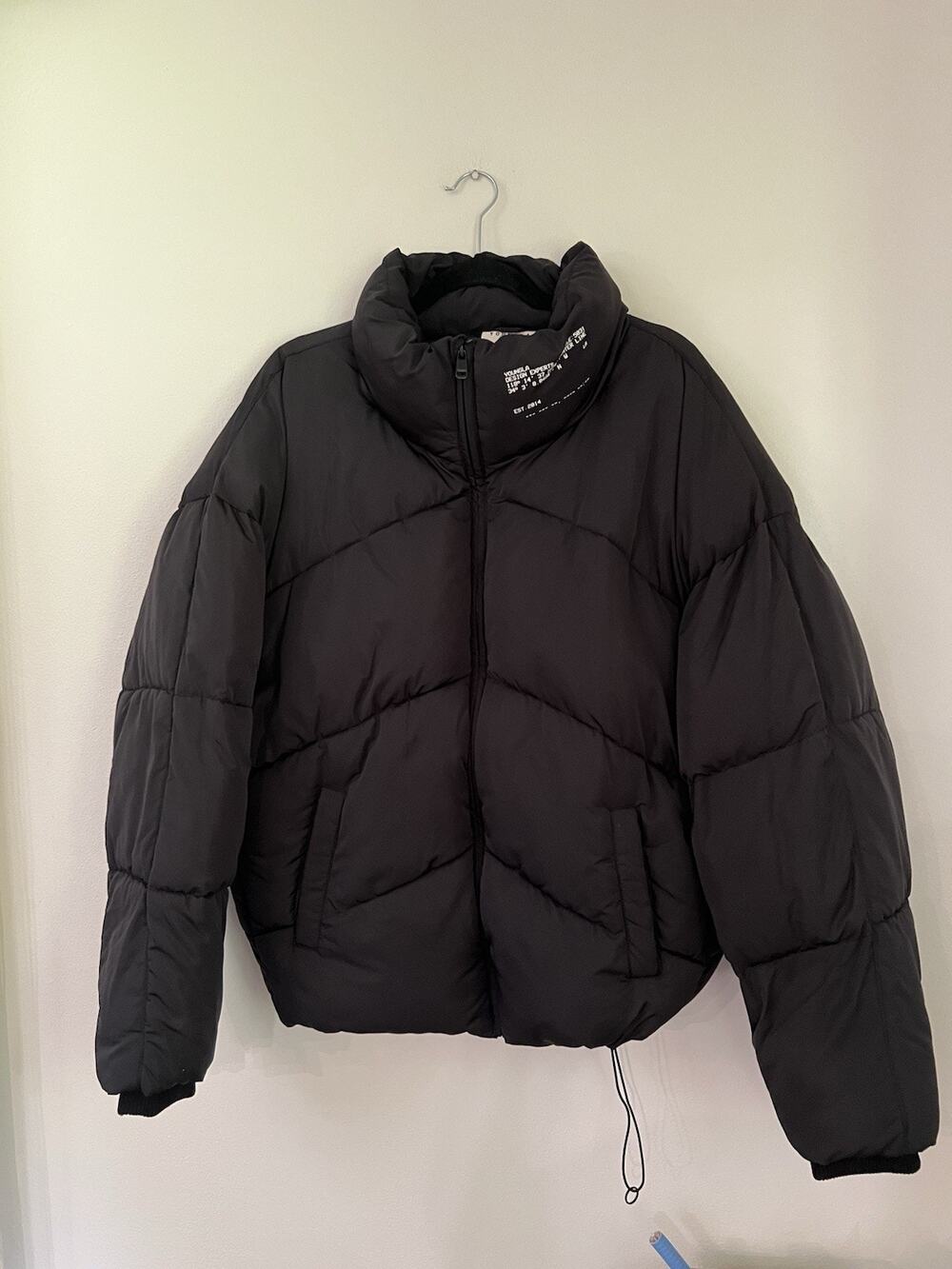 YoungLa Young La 526 APOLLO Puffer Jacket XL Black winter Street wear Short